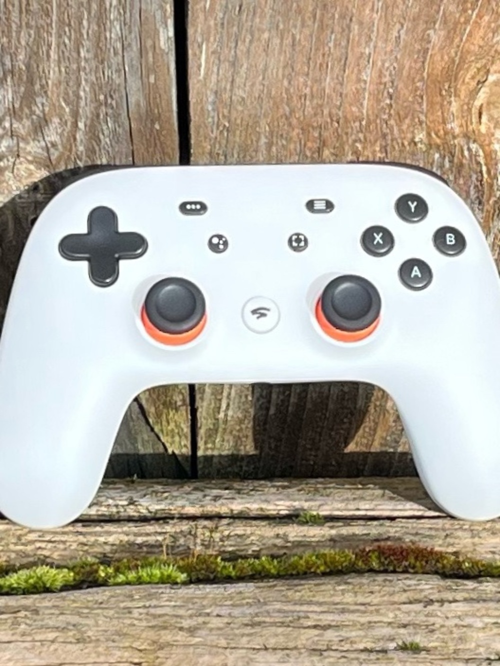 White Google Stadia Game Controller